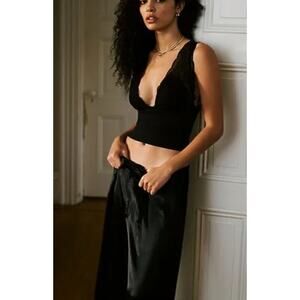 NWT Free People‎ Intimately Power Play Cami, Revolve, Black, Sz M